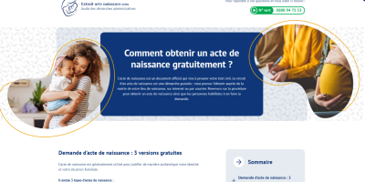 Comment obtenir un acte de naissance gratuitement